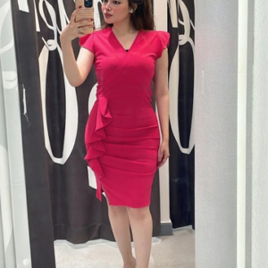Red Sleeveless Bodycon