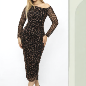 Black Lace Sleeve Dress