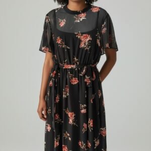 Black Floral Dress