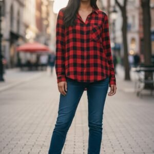 Red Black Plaid Shirt