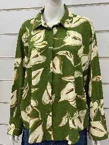 Mint Green Printed Women’s Shirt