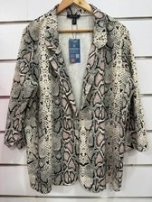 Snake print long shirt