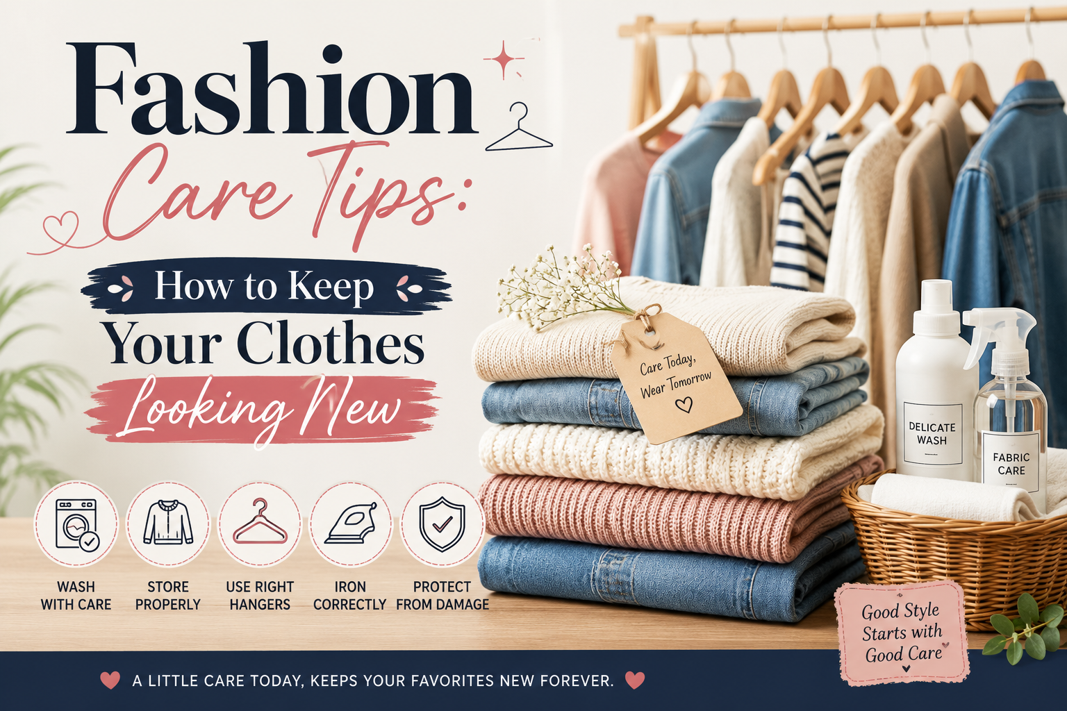 How to Keep Your Clothes Looking New