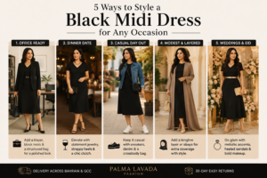 5 Ways to Style a Black Midi Dress for Any Occasion